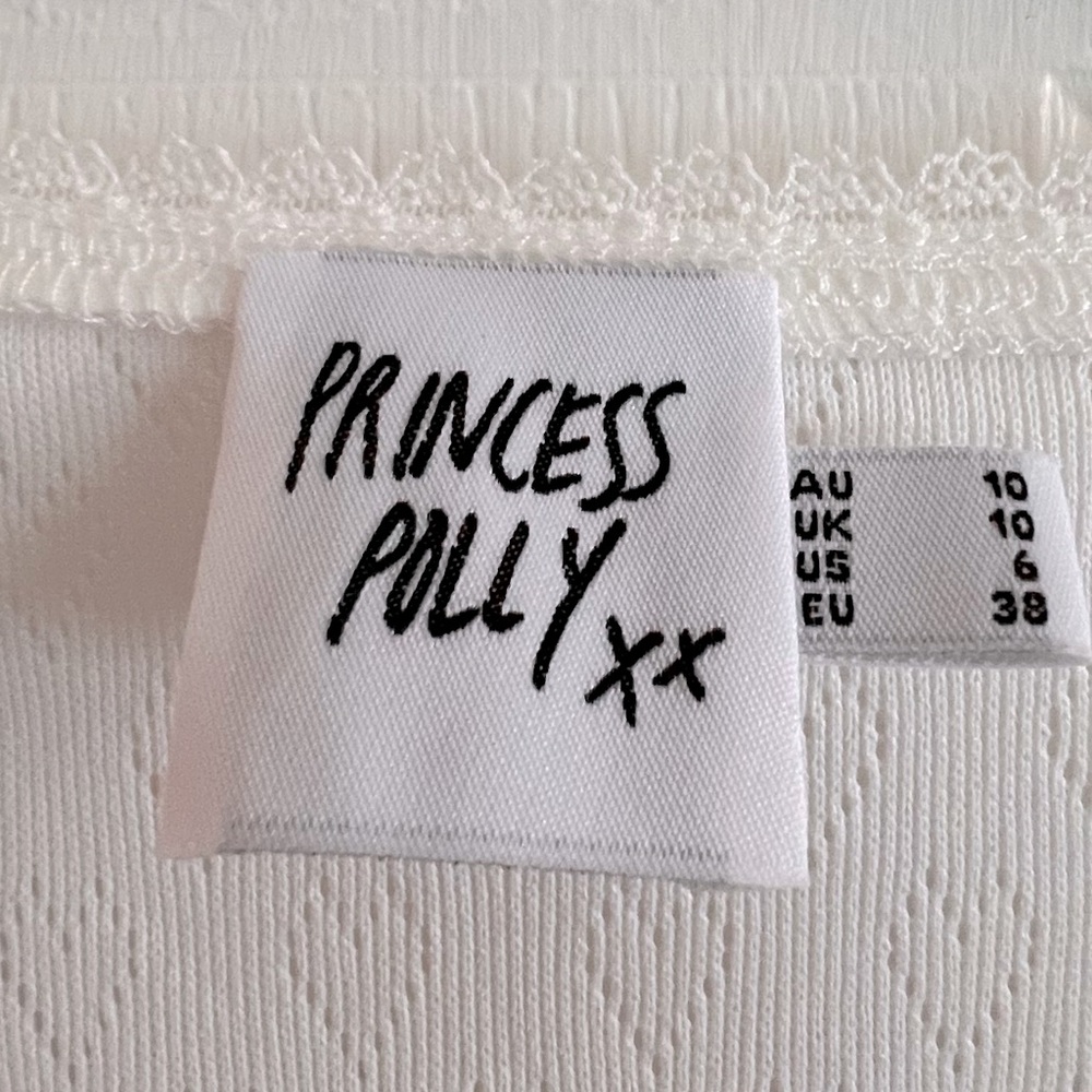 Princess Polly long sleeve tie front top - Picture 7 of 7